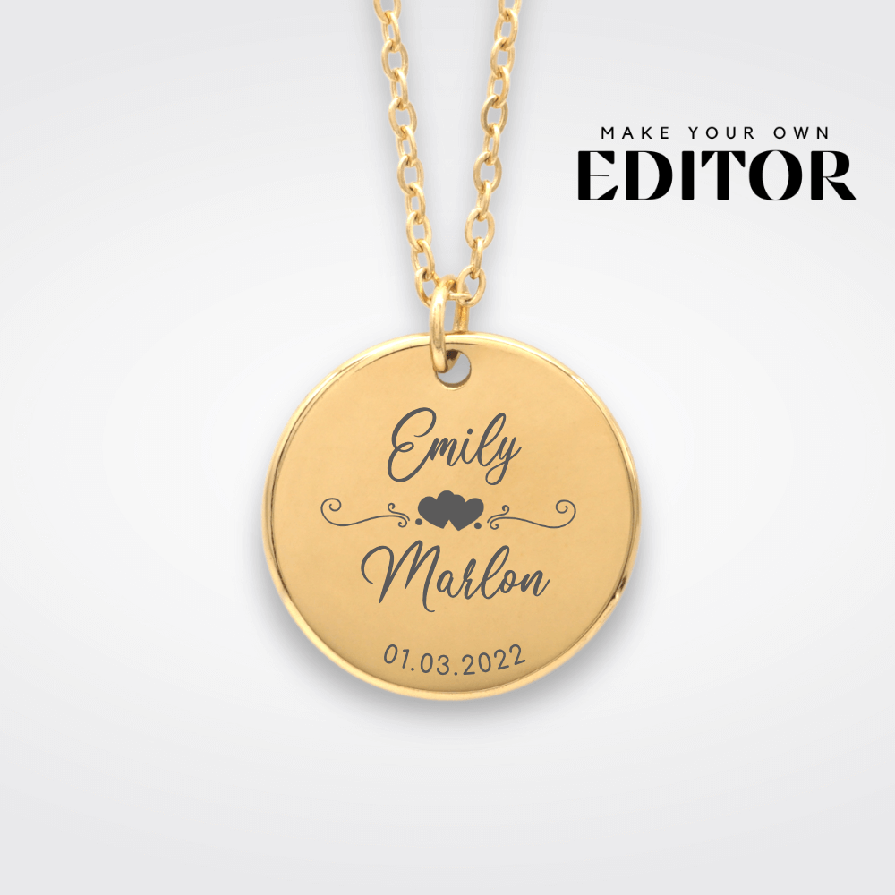 Voetafdruk Geboorte Ketting
