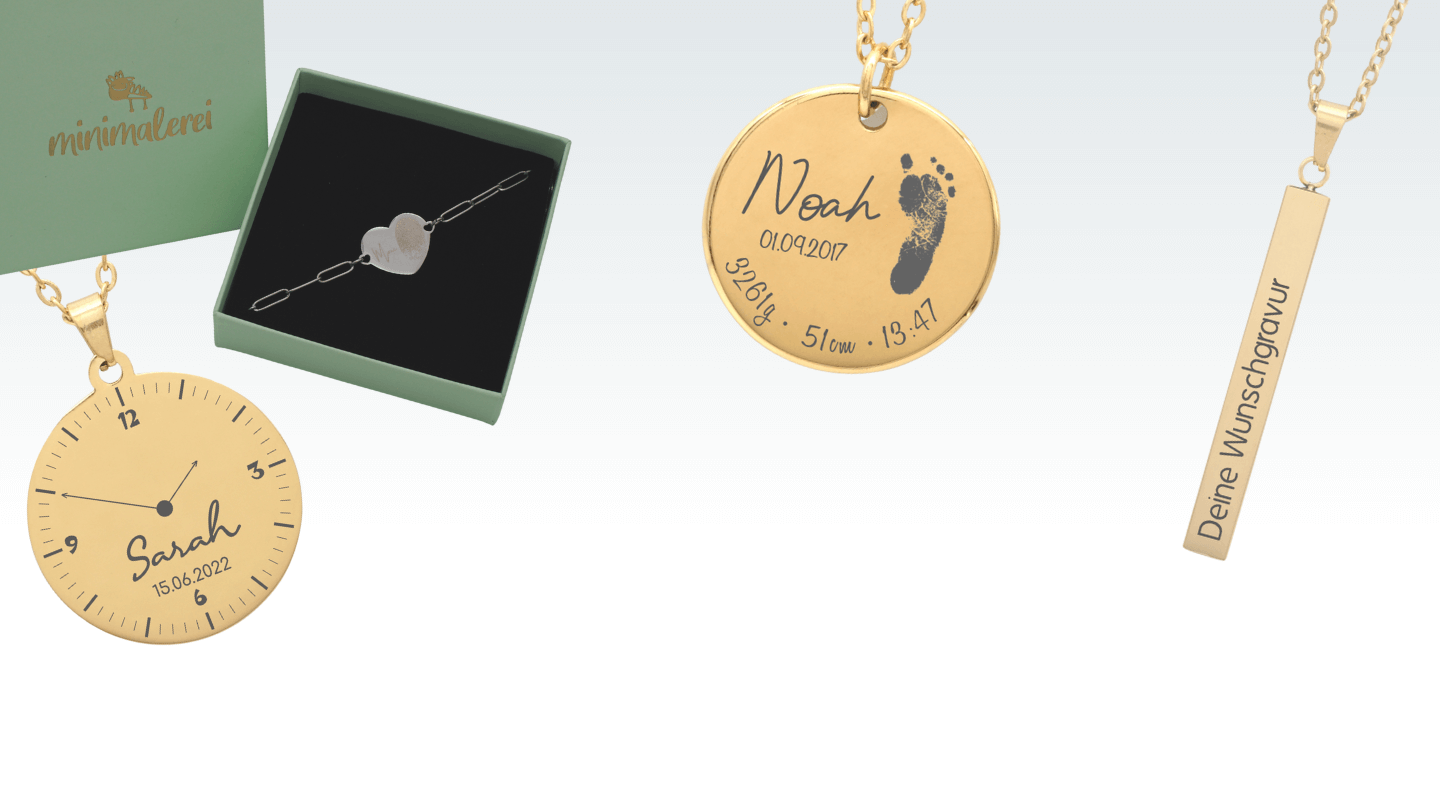 Individueller Schmuck mit persönlicher Gravur