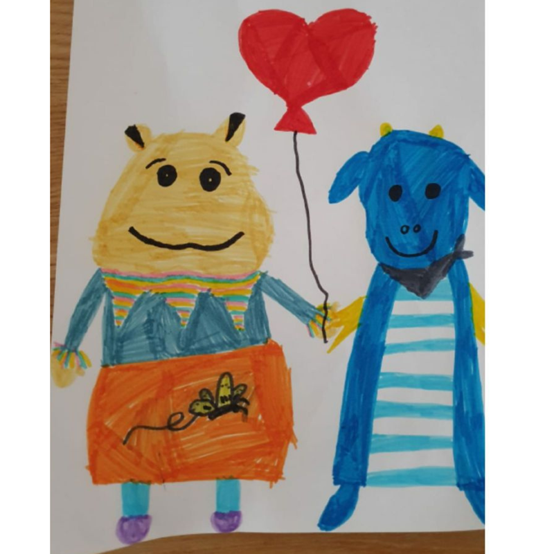 Original Kinderzeichnung