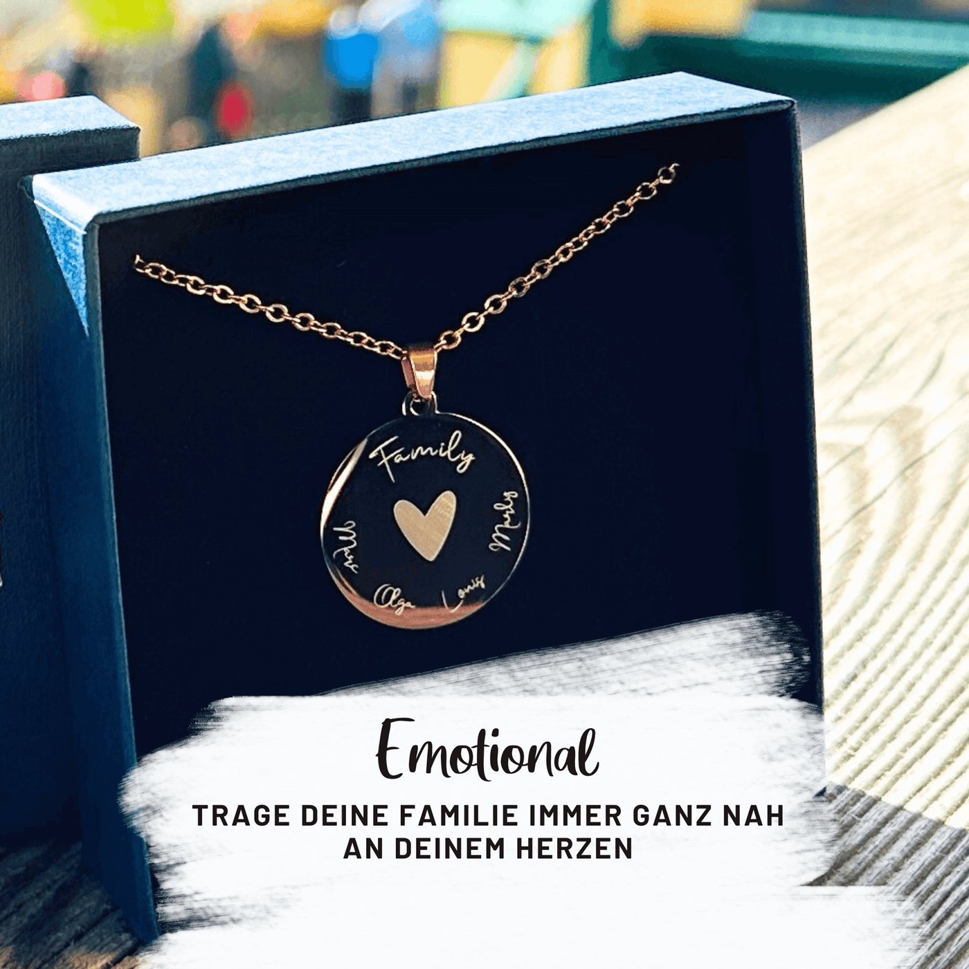 "Familie" ketting met naam