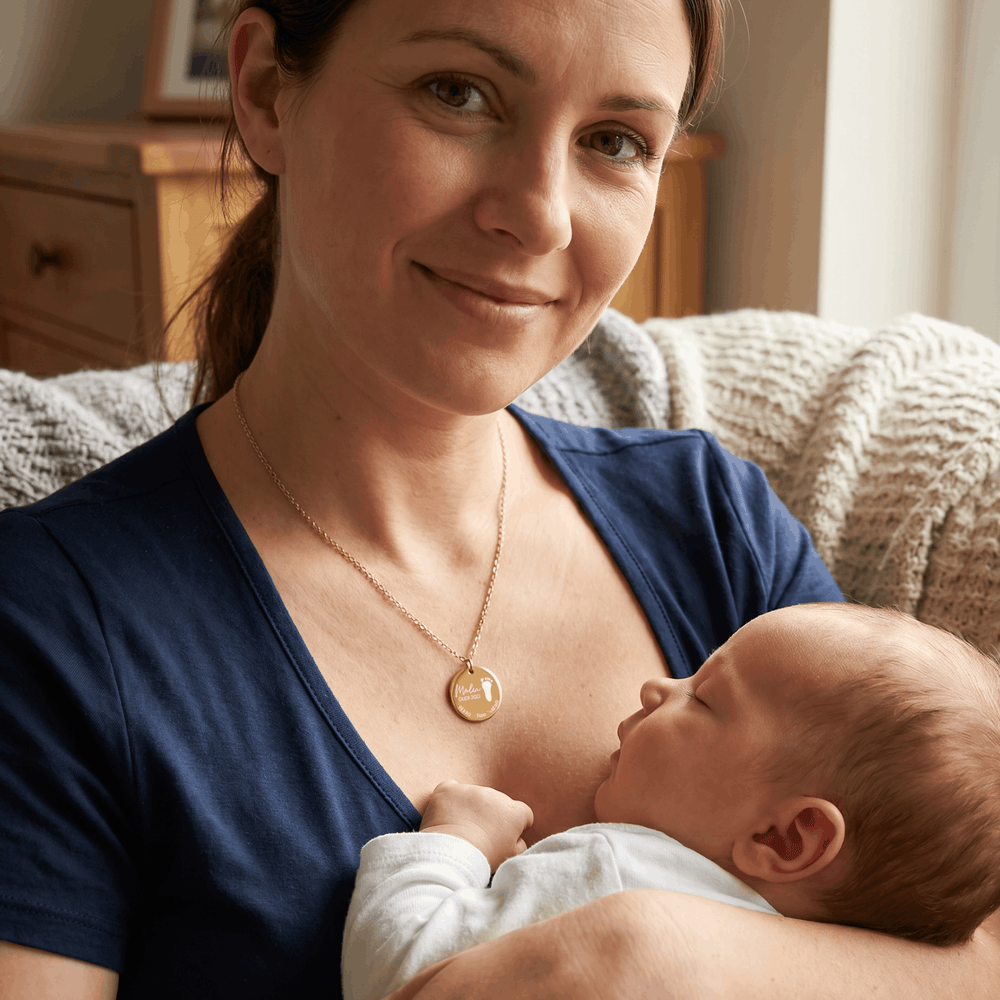 Voetafdruk Geboorte Ketting