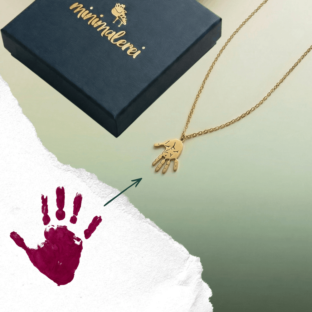 Hand/voetafdruk ketting