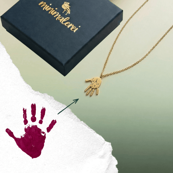 Hand/voetafdruk ketting