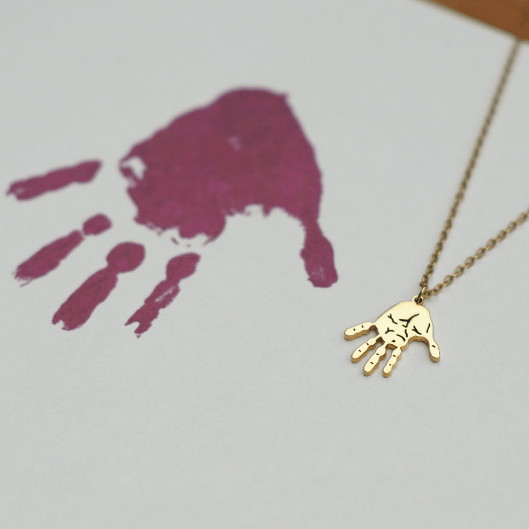 Hand/voetafdruk ketting