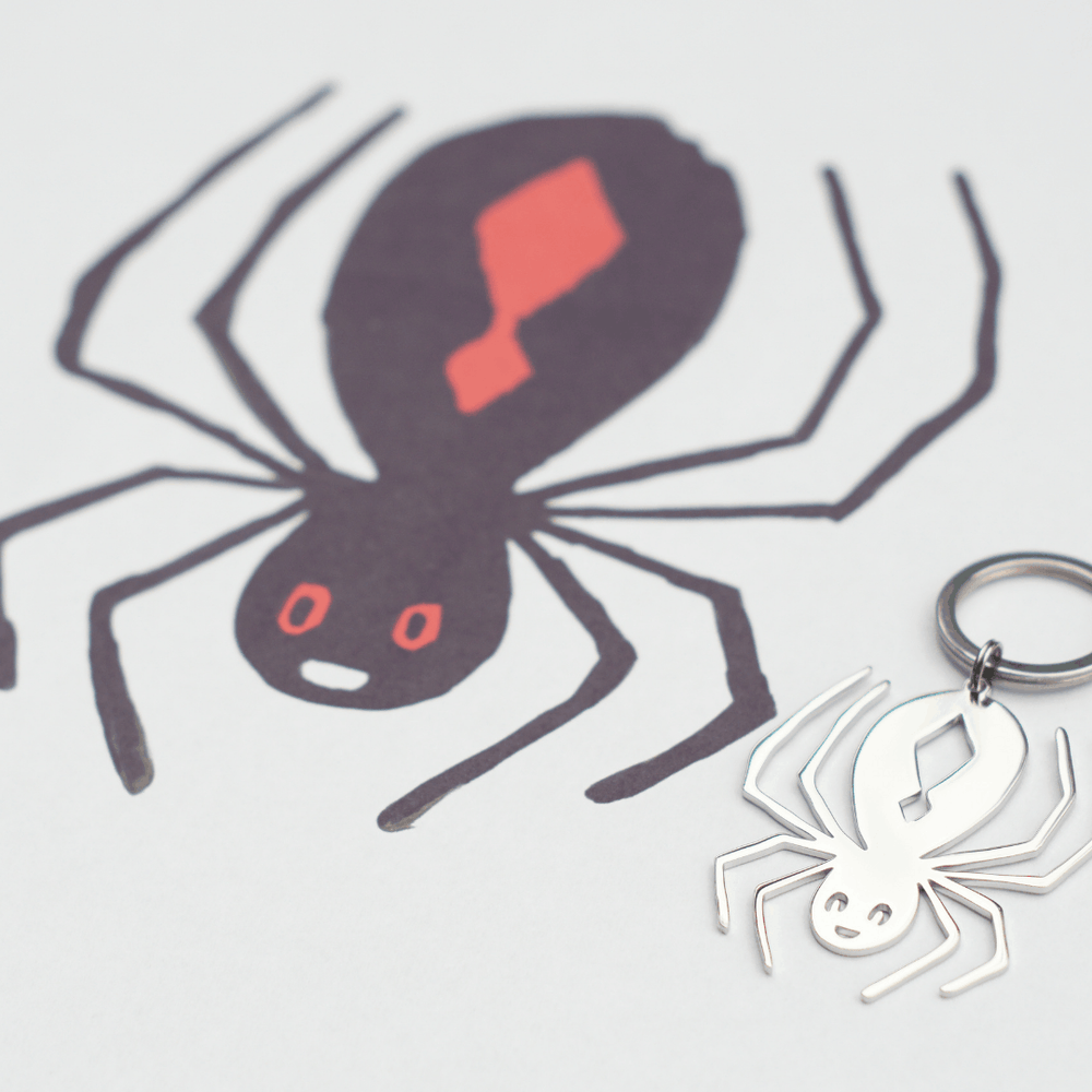 Sleutelhanger met kindertekening