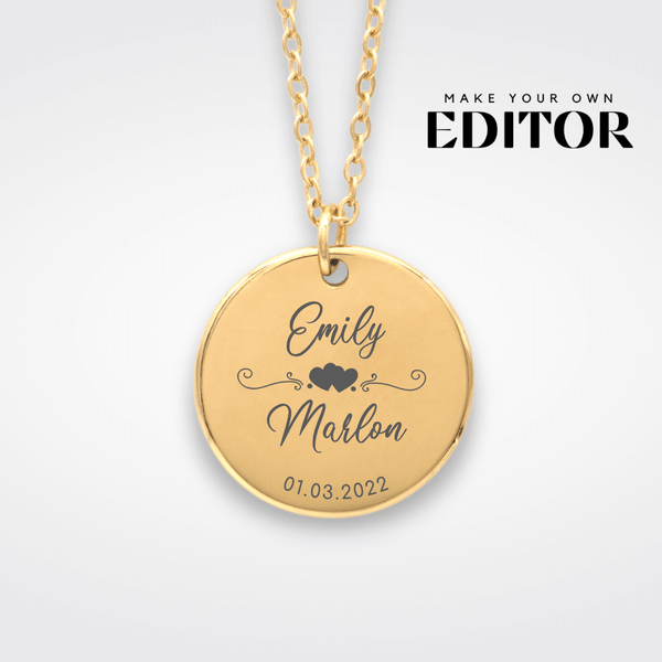 Voetafdruk Geboorte Ketting