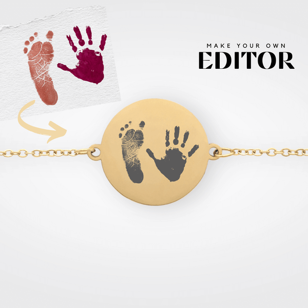 Voetafdruk Geboorte Ketting